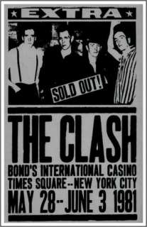   Clash Live at Bonds Casino   Poster by Kennedy Shrem