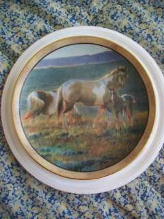 Danbury Mint Welcome The Dawn Plate Wild And Free Horse  