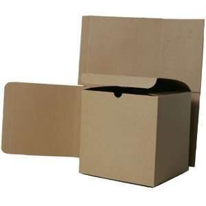  7x7x7 Open Lid Kraft Gift Boxes   Sold individually 