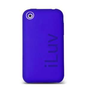  iLuv Silicone Case Case for iPhone 3G/3GS   Purple Cell 