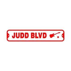  THE JUDDS HWY sign * street music country