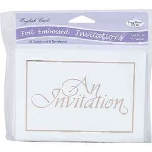  INVITATION NOTE CARDS 8COUNT (Sold 3 Units per Pack 