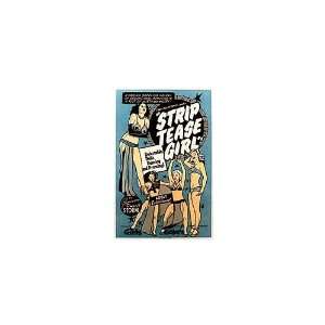  Strip Tease Girl Movie Poster, 11 x 17 (1952)