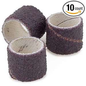   Bands 1/2OD x 1/2W 80 Grit (Pack of 10)  Industrial