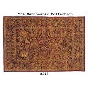 MER Manchester 8213 Classic Tabriz Burgundy 2 3 X 8 Runner Area 