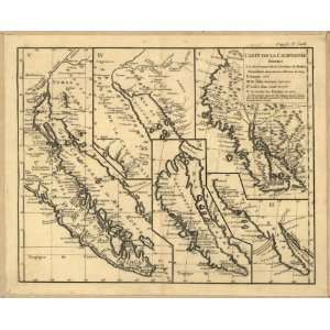  1770 map West United States & Mexico