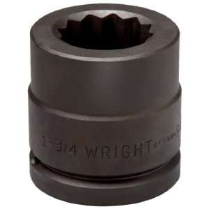  Wright Tool 84738 2 3/8 Inch 12 Point Impact Socket with 1 