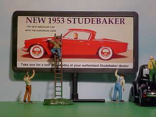 1953 Studebaker Commander 2 Door Billboard 0 1/43 Car  