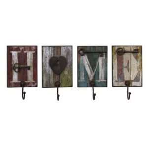   Mdf Iron Home Heartwarming Distressed Painted Wood