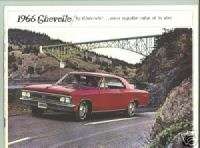 1966 Chevy Chevelle Sales Catalog  