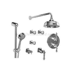  Thermostatic/pressure balance system with hand shower rail 3 body 