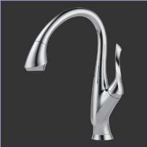 Brizo Tub Shower 63052LF PC Single Handle Pull Down Kitchen Faucet 