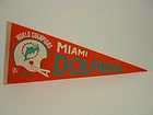 1972 Miami Dolphins Helmet Football Pennant  