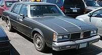 1982 1986 Oldsmobile Cutlass Supreme sedan