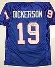 Eric Dickerson Autographed Blue SMU Mustangs Jersey  JSA Authenticated