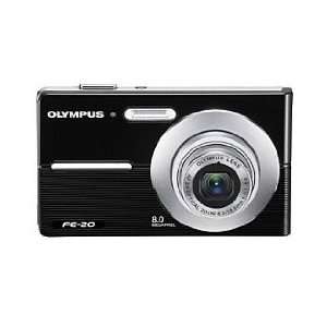  Olympus FE 20 8MP Digital Camera (Black)   REFURBISHED 