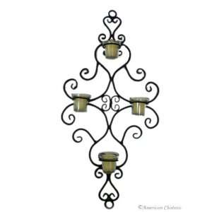   New Large Cast Iron Votive Candle Holder Wall Sconce