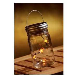  Lighted Fireflies In A Jar