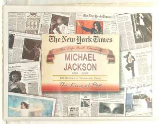 THE NEW YORK TIMES LIFE AND TIMES OF MICHAEL JACKSON  
