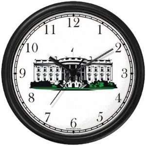 White House Americana   Famous Landmarks   Wall Clock by 