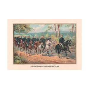   Cavalry Field Equipment 1899 12x18 Giclee on canvas