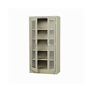 ATLANTIC METAL Visual Storage Cabinets   Gray  Industrial 