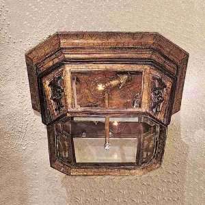   16ö Indoor / Outdoor Flush Mount with Prussian Gold finish 9089 407