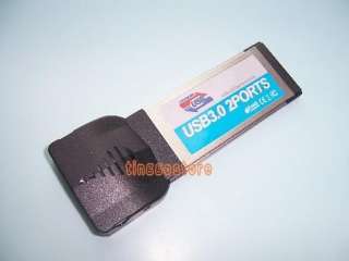 Express Card 34mm to 2 Port USB 3.0 Hub Expresscard NEC  
