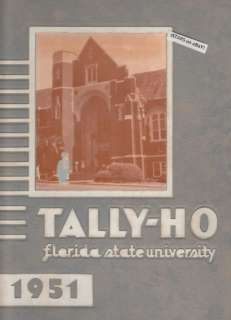 1951 FLORIDA STATE UNIVERSITY YEARBOOK, TALLAHASSEE, FL  