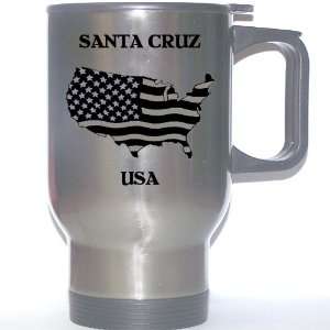  US Flag   Santa Cruz, California (CA) Stainless Steel Mug 