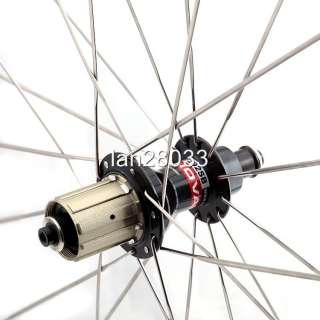 Hylix Carbon Clincher Wheels/Wheelset Road bike 1410g  