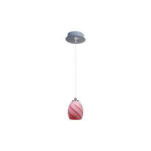 ET2 Lighting E94538 109SN Minx 1 Light Mini Pendant in Satin Nickel 