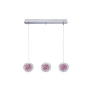  ET2 Lighting E94820 93AL Minx 3 Light Ceiling Pendant in 