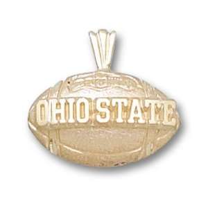   State University Ohio State Football Pendant (Gold Plated) Sports
