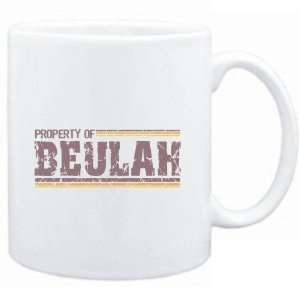 Mug White  Property of Beulah   Vintage  Female Names  