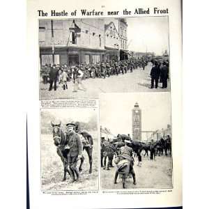  1914 15 WORLD WAR SOLDIERS HORNETS BRITISH FRANCE HORSE 