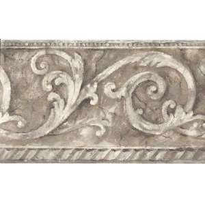  Architectural Scroll Old World Wallpaper Border