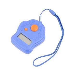 99999 Max LCD 5 Digit Electronic Digital Tally Counter, Blue/Orange 