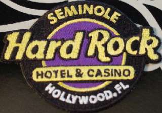 seminole hard rock hotel casino hollywood fl 2009 classic logo iron on 