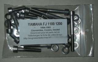 YAMAHA FJ1100 FJ1200 FJ 1100 1200 Engine hex screw kit  
