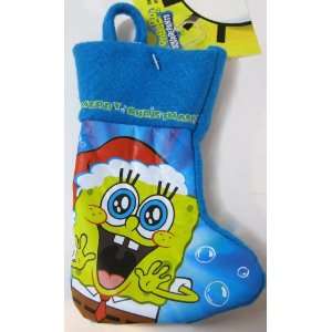  Nickelodeon Spongebob Mini Holiday Christmas Stocking 