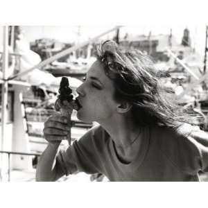  Jane Birkin by the Saint Tropez Harbor, June 1977 People 