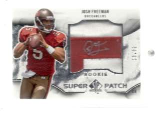 2009 SP Authentic Super Patch RC AUTO ROOKIE JOSH FREEMAN ABSOLUTELY 