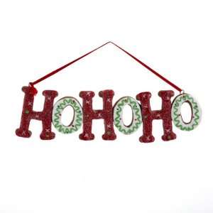   Kisses HOHOHO Word Christmas Ornaments 4