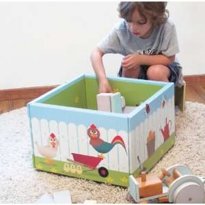  Cardboard Toy Box on Wheels Toys & Games