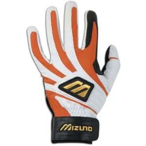 Mizuno Vintage Pro Batting Glove ( sz. L, Orange/White )  