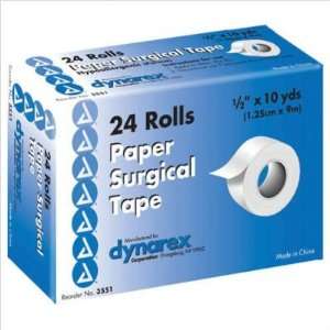  Dynarex A510 Surgical Paper Tape Size 2 W x 360 D 6/Box 
