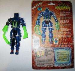 Vintage Hasbro Inhumanoids DR.DEREK BRIGHT w/card 100% complete with 