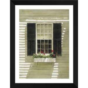    Doug Brega FRAMED Art 28x36 Nantucket Window Box