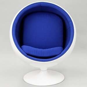  Eero Aarnio Style KIDS Ball Chair in Blue